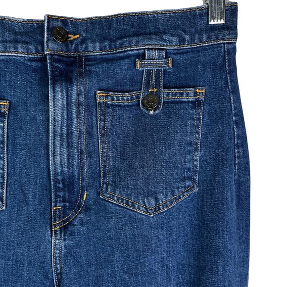 Veronica Beard Grant Wide Leg Extra High Rise Jeans Lakewood 31 - Picture 11 of 11